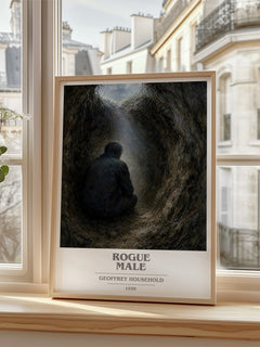 Rogue Male book cover poster colour and style options – Geoffrey Household book art