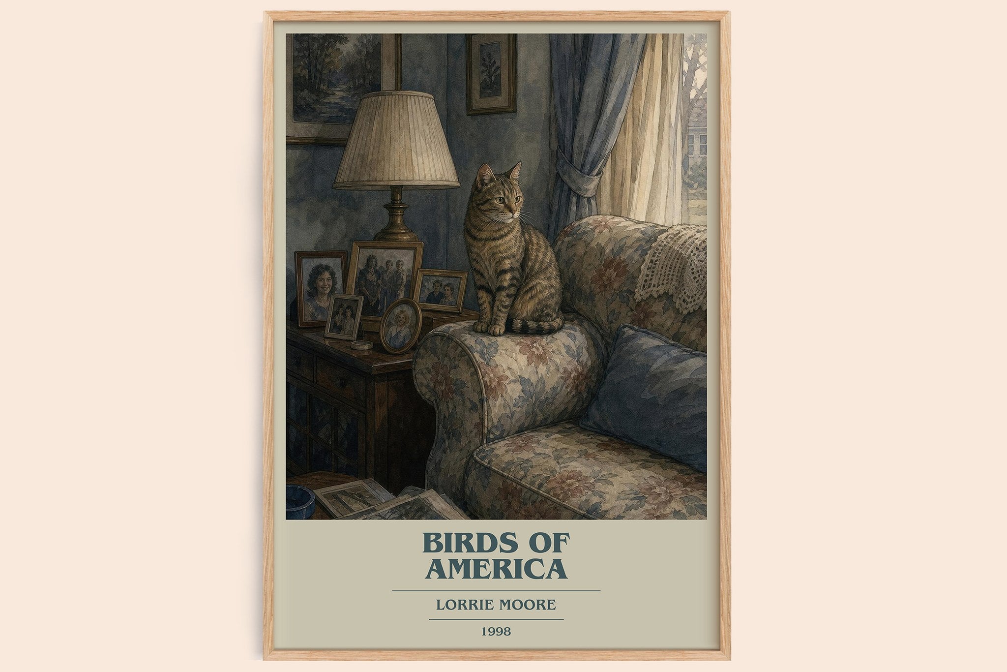 Birds of America Book Cover Poster by Lorrie Moore