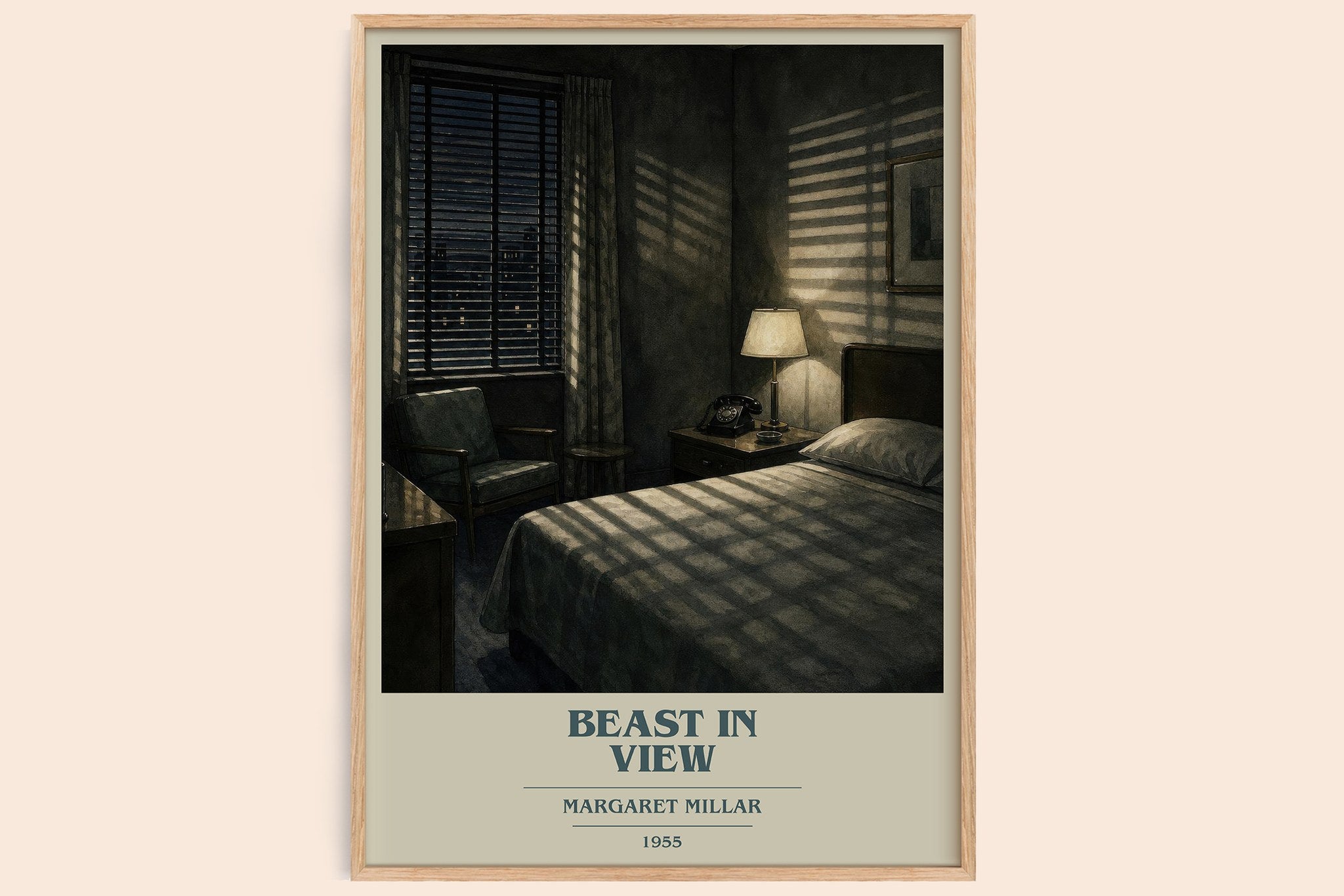 Beast In View Book Cover Poster by Margaret Millar