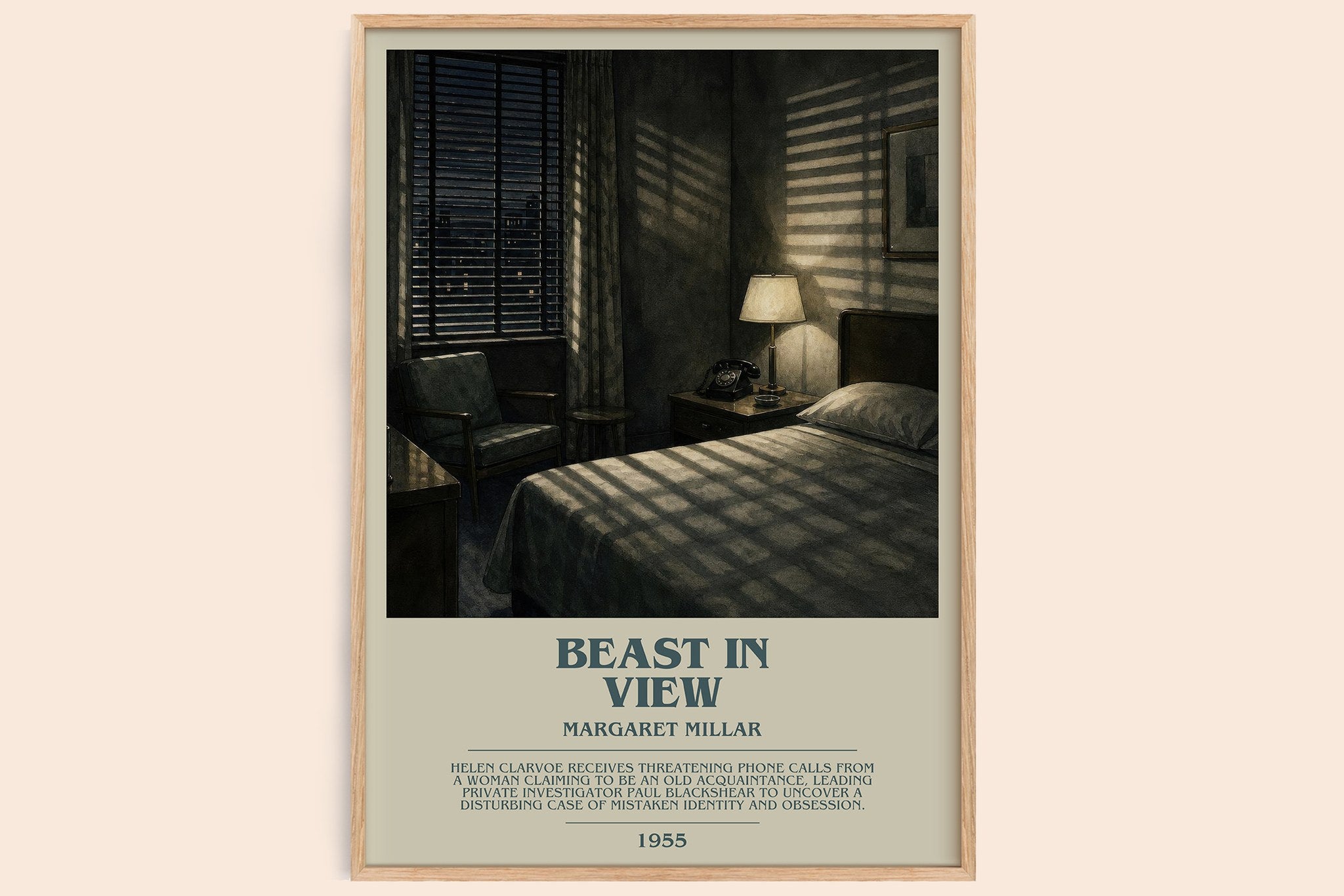 Beast In View Bookish Wall Art by Margaret Millar