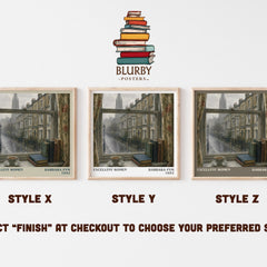 Excellent Women literary print in frame leaning in hallway – literary fiction wall art