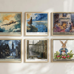 Excellent Women literary art print colour and style options – Barbara Pym book art