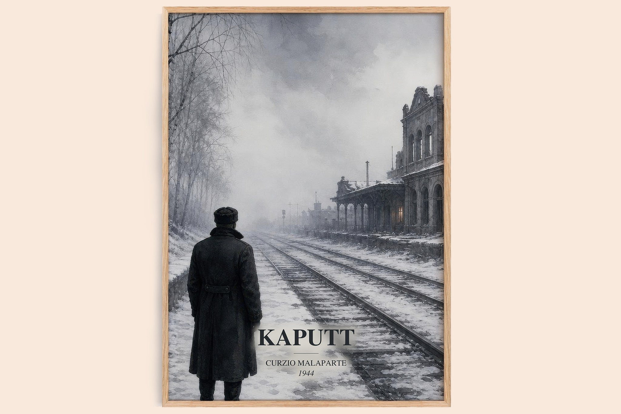 Kaputt Book Watercolour Illustration by Curzio Malaparte