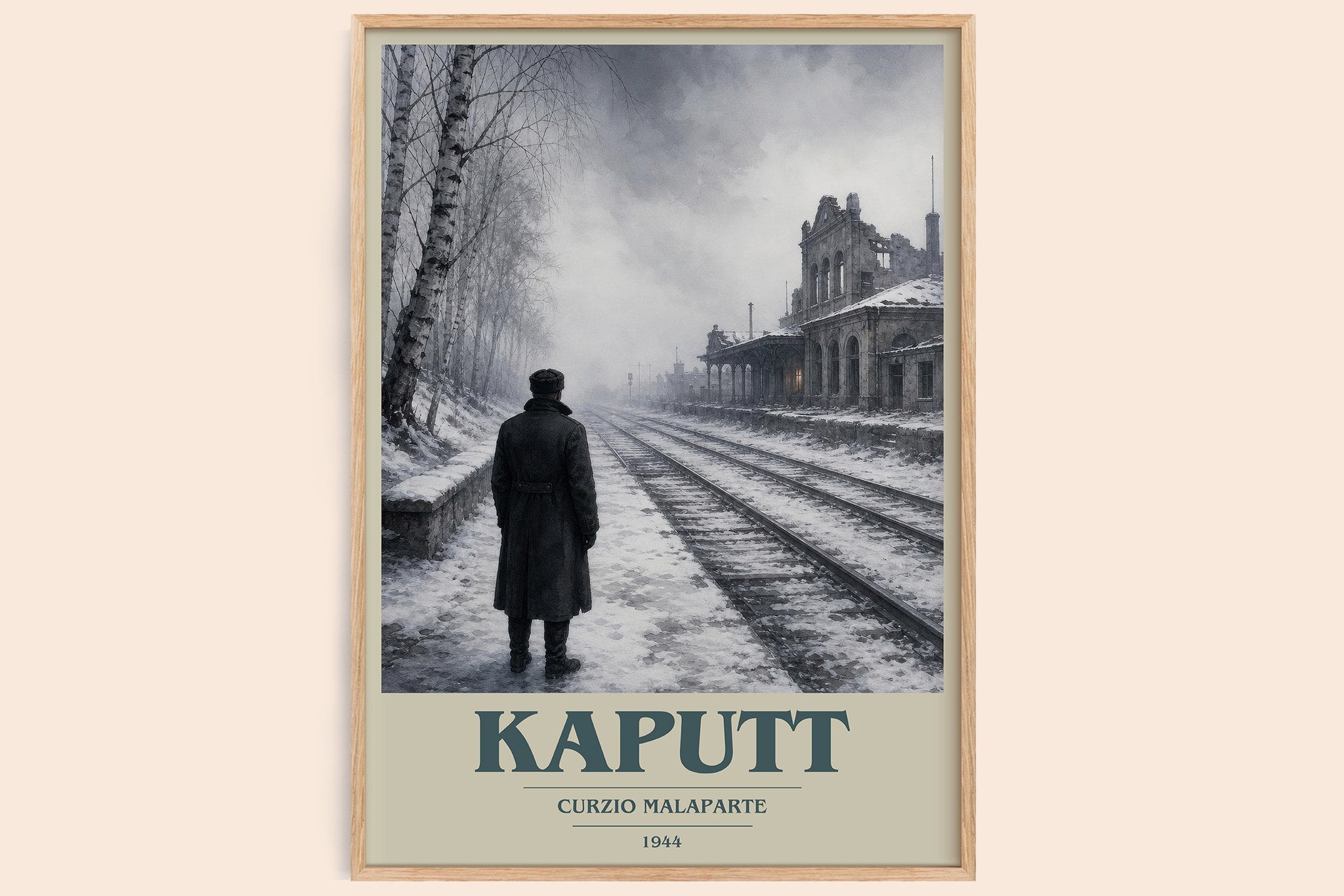 Kaputt Book Cover Poster by Curzio Malaparte