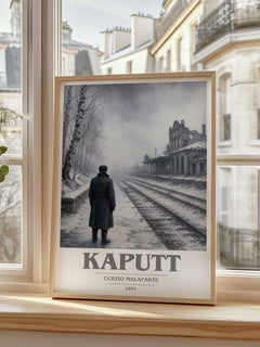 Kaputt book cover poster colour and style options – Curzio Malaparte book art