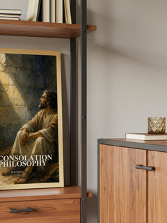 The Consolation of Philosophy book watercolour illustration paper finish options – matte satin gloss