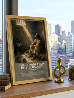 The Consolation of Philosophy bookish poster colour and style options – Boethius book art