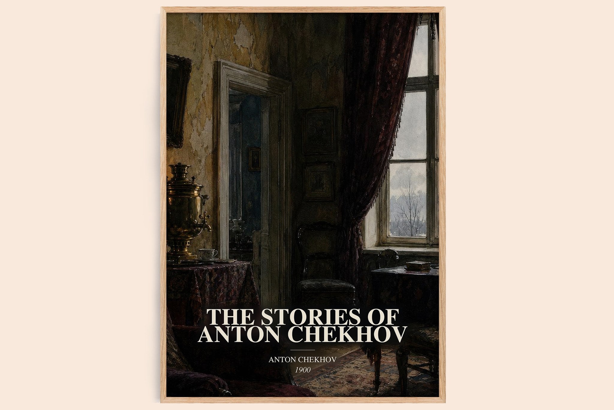 Stories of Anton Chekhov Book Watercolour Illustration by A. Chekhov