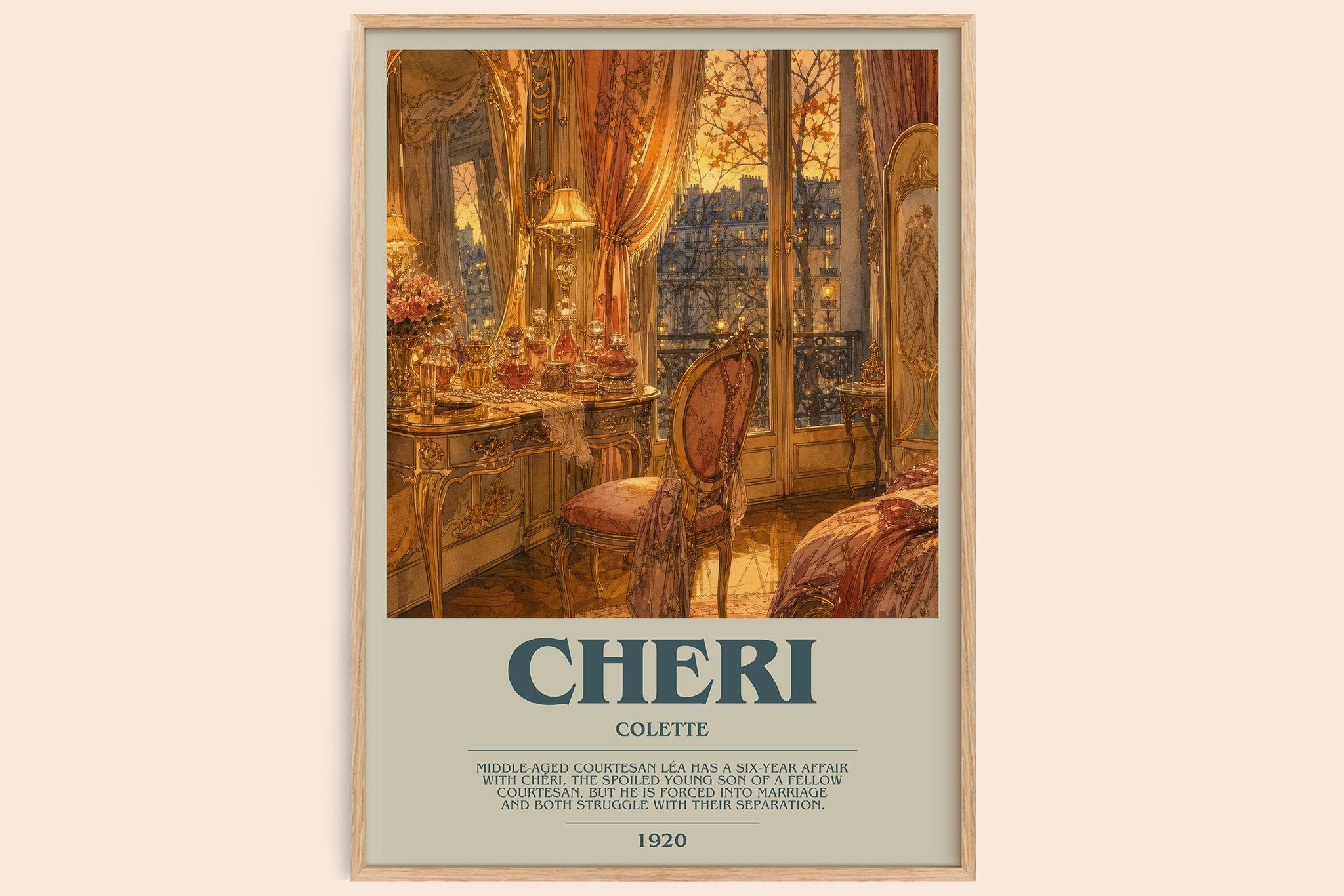 Cheri Bookish Wall Art by Colette