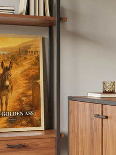 The Golden Ass book watercolour illustration paper finish options – matte satin gloss
