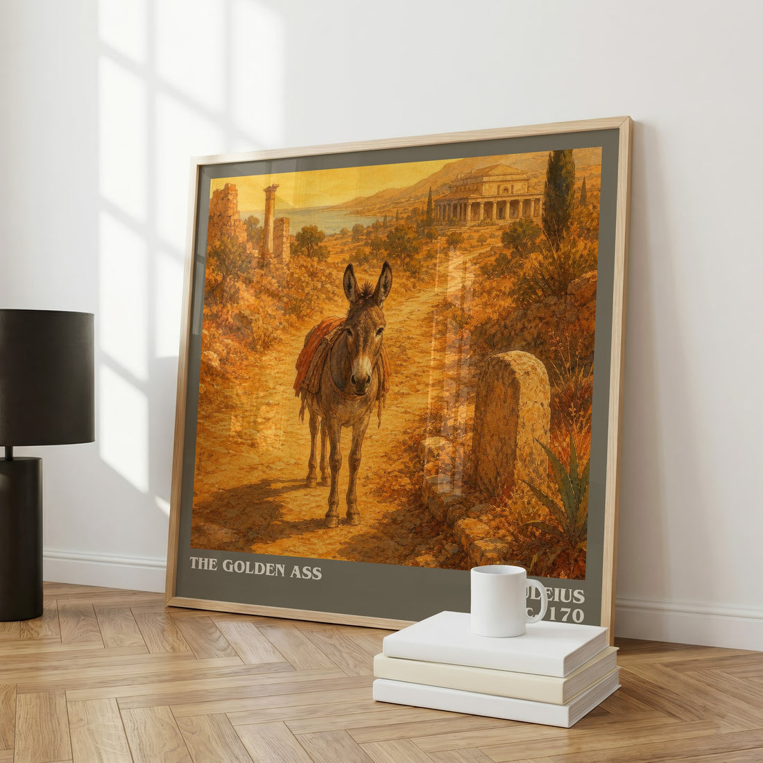 The Golden Ass literary art print colour and style options – Apuleius book art