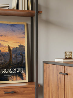 The History of the Peloponnesian War book watercolour illustration paper finish options – matte satin gloss