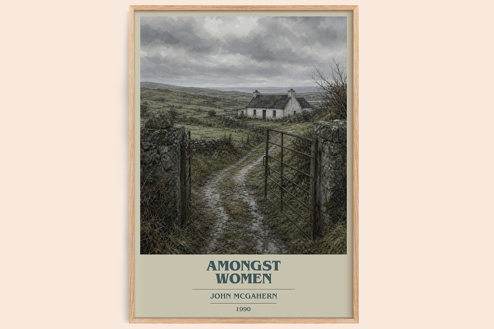 Amongst Women Book Cover Poster by John McGahern