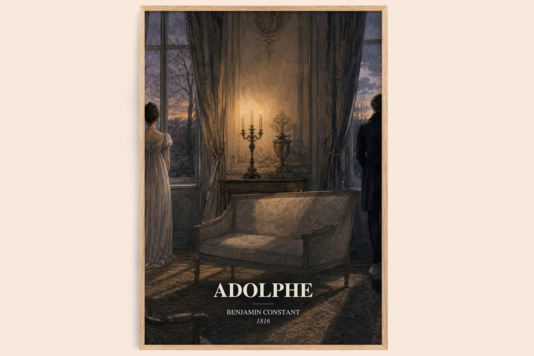 Adolphe Book Watercolour Illustration by Benjamin Constant