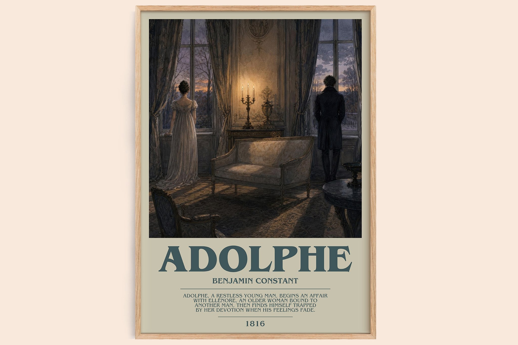 Adolphe Bookish Wall Art by Benjamin Constant