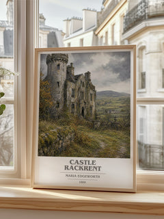 Castle Rackrent book cover poster colour and style options – Maria Edgeworth book art