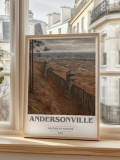 Andersonville book cover poster colour and style options – MacKinlay Kantor book art