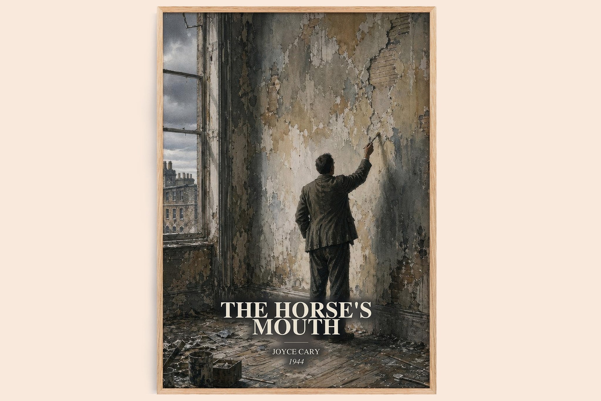 The Horse's Mouth Book Watercolour Illustration by Joyce Cary