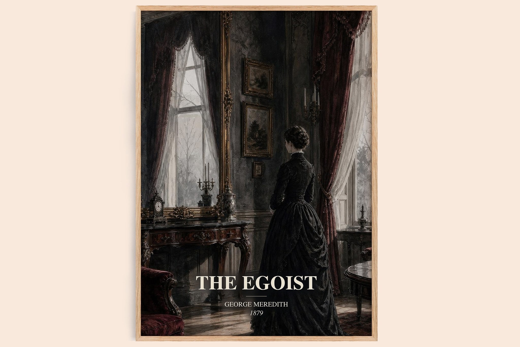 The Egoist Book Watercolour Illustration by George Meredith