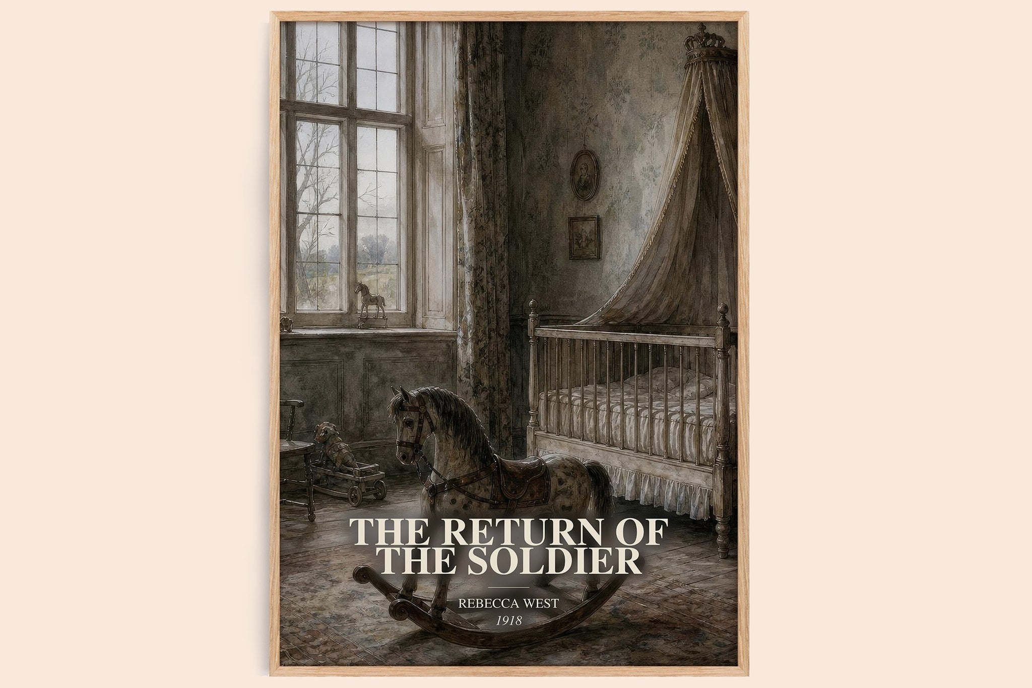 Return of the Soldier Book Watercolour Illustration by Rebecca West