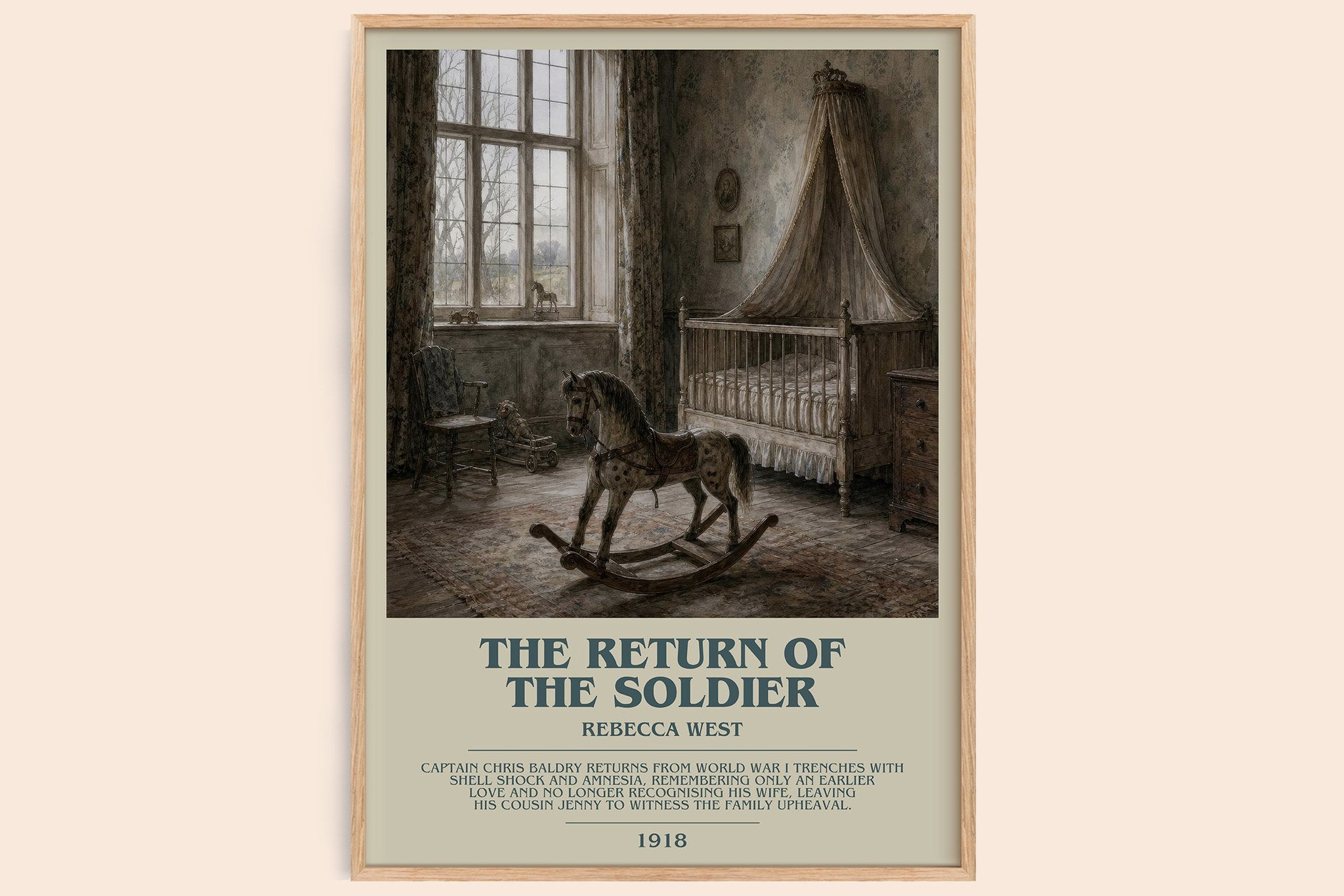 The Return of the Soldier Bookish Wall Art by Rebecca West