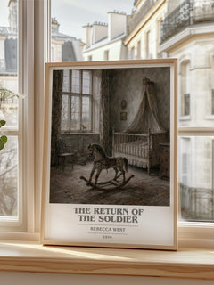 The Return of the Soldier book cover poster colour and style options – Rebecca West book art