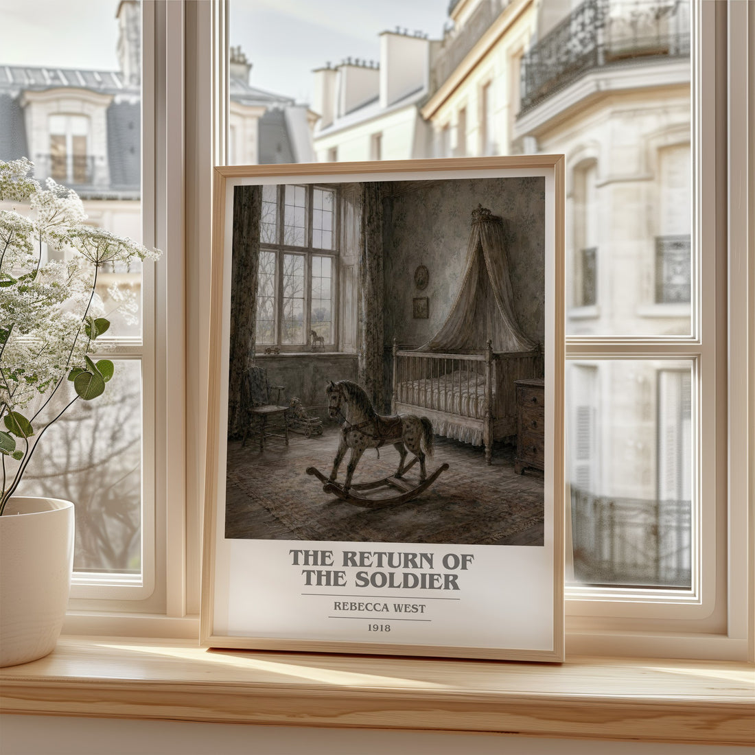 The Return of the Soldier book cover poster colour and style options – Rebecca West book art