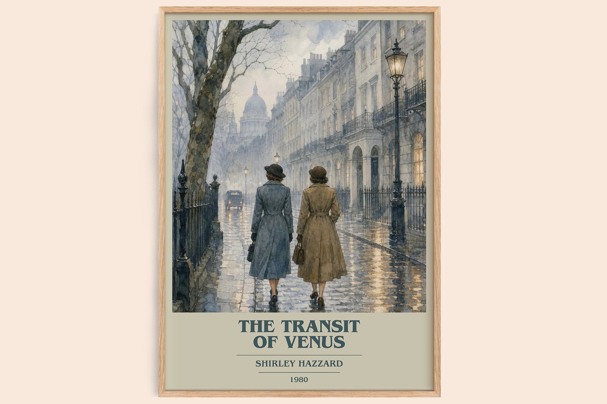 The Transit of Venus Book Cover Poster by Shirley Hazzard