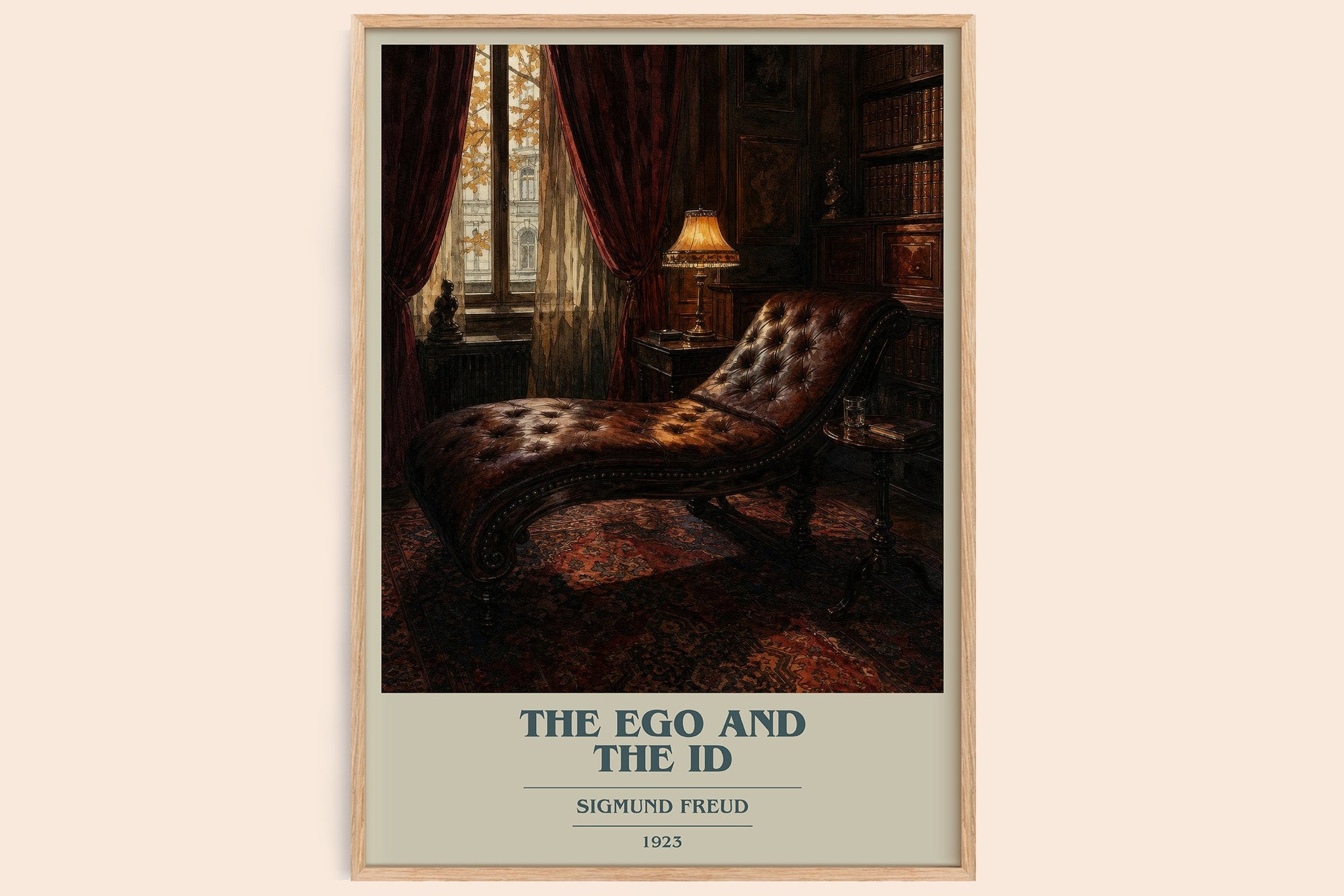 The Ego and the Id Book Cover Poster by Sigmund Freud