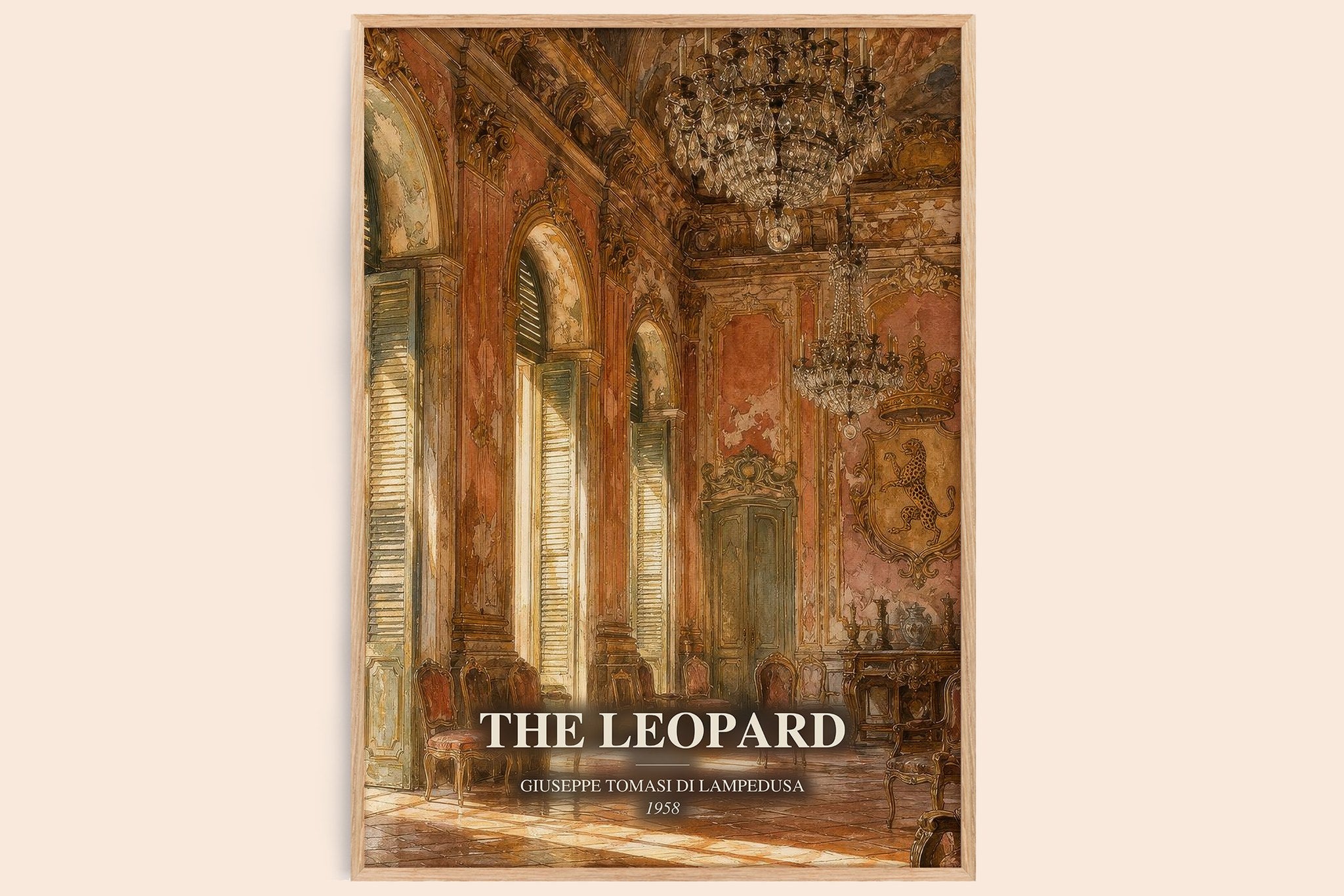 Leopard Book Watercolour Illustration by Giuseppe Tomasi di Lampedusa