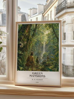 Green Mansions book cover poster colour and style options – W. H. Hudson book art