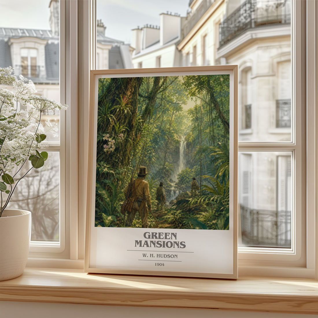 Green Mansions book cover poster colour and style options – W. H. Hudson book art