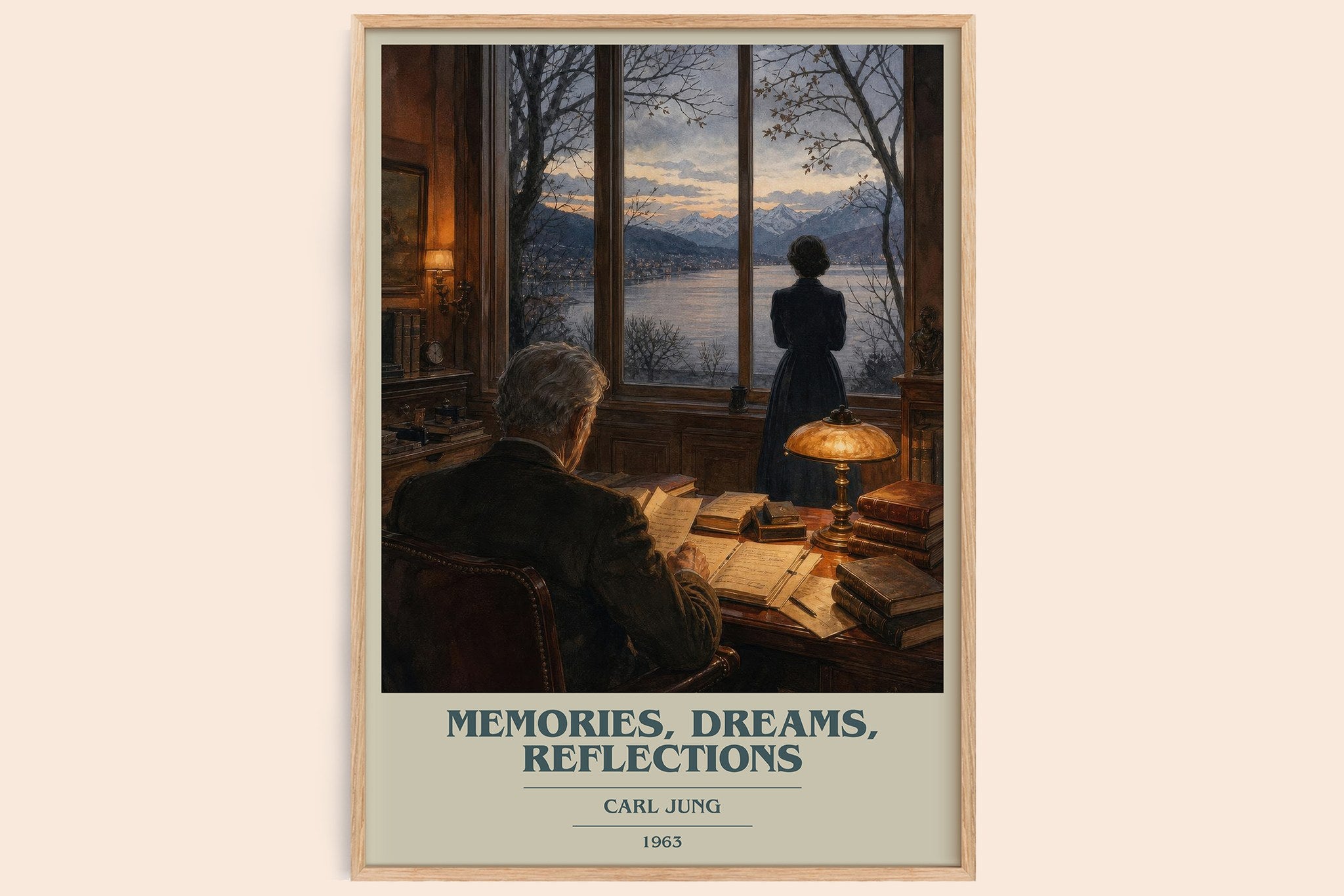 Memories, Dreams, Reflections Book Cover Poster by Carl Jung