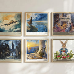 The Poems of Sappho literary print in frame leaning in hallway – poetry wall art