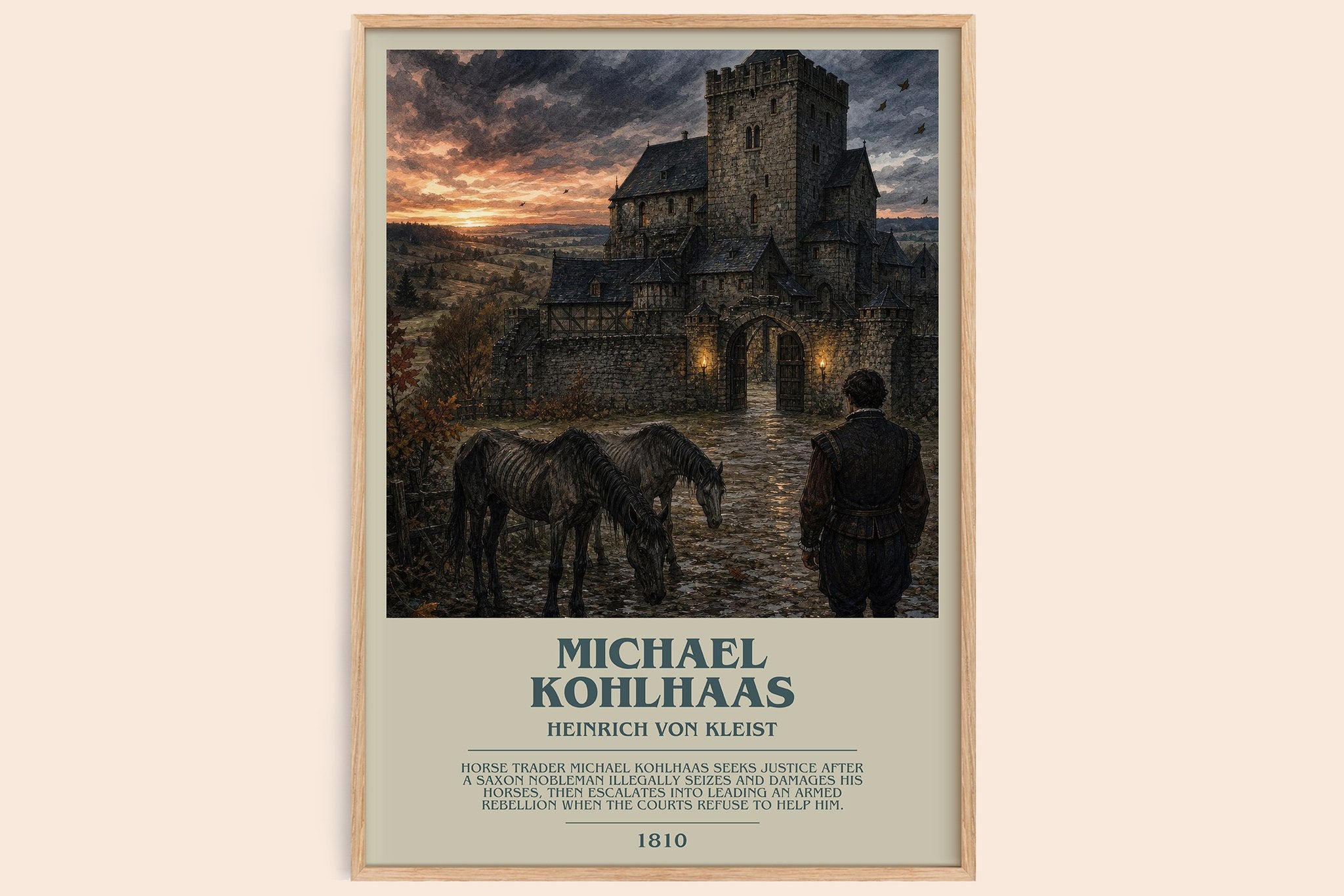 Michael Kohlhaas Bookish Wall Art by Heinrich von Kleist