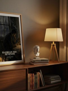 Hadrian the Seventh watercolour print on bookshelf – Frederick Rolfe fan gift