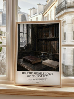 On the Genealogy of Morality book cover poster colour and style options – Friedrich Nietzsche book art