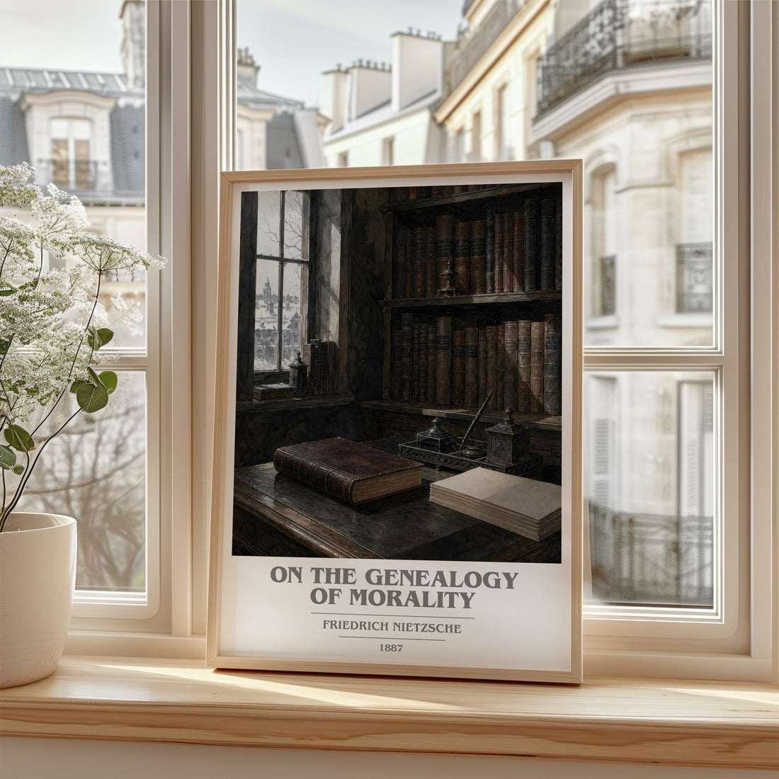 On the Genealogy of Morality book cover poster colour and style options – Friedrich Nietzsche book art