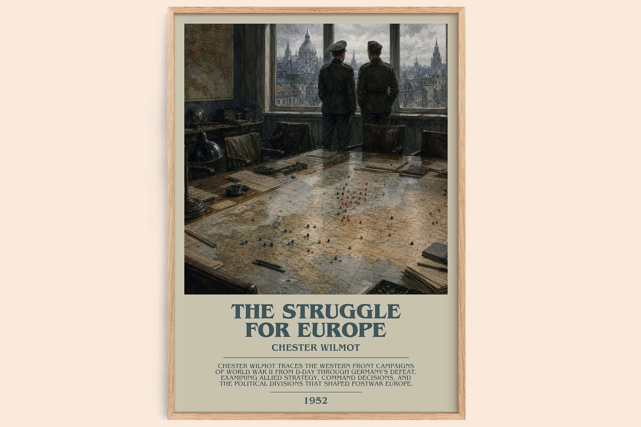 The Struggle for Europe Bookish Wall Art by Chester Wilmot