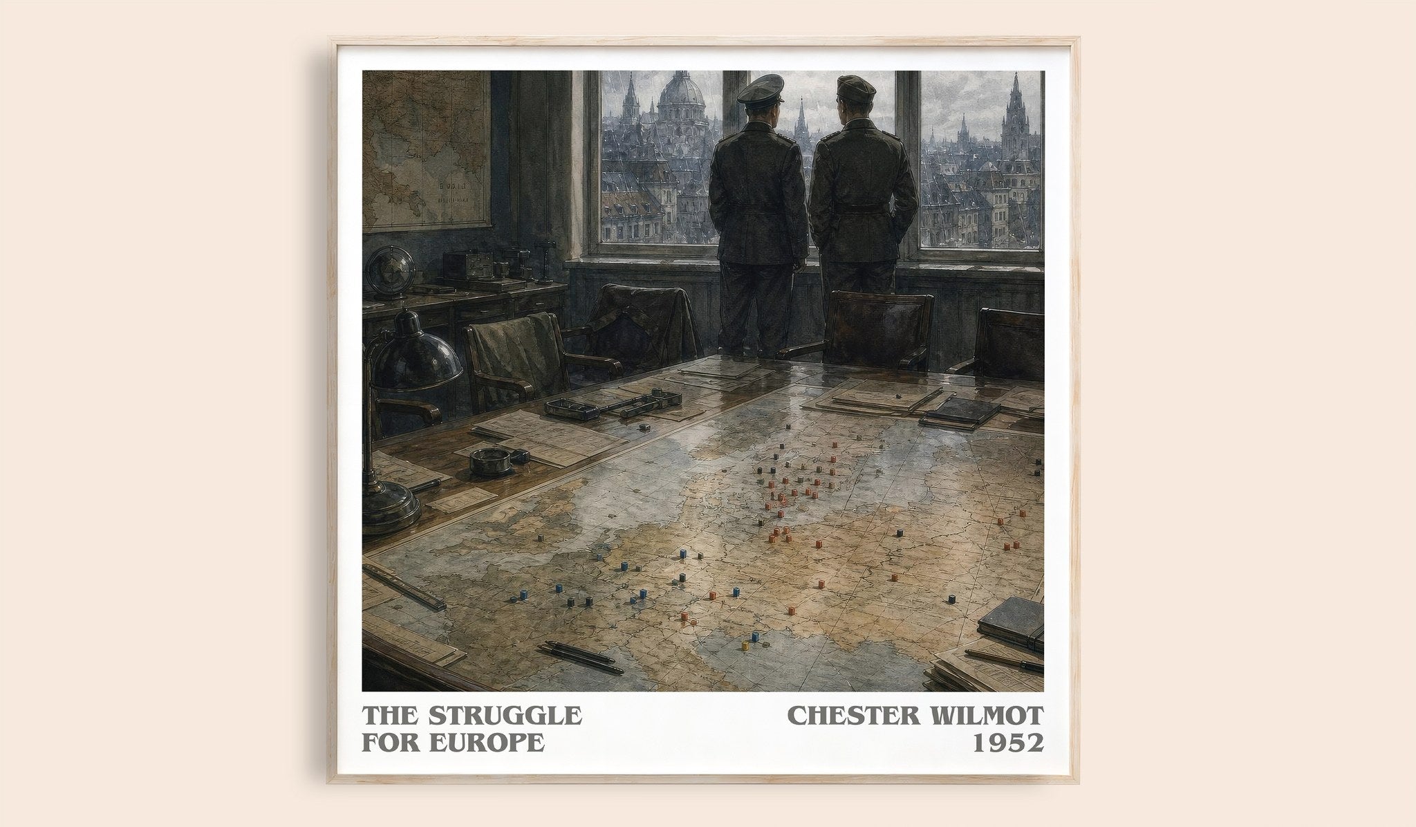 The Struggle for Europe Literary Art Print by Chester Wilmot