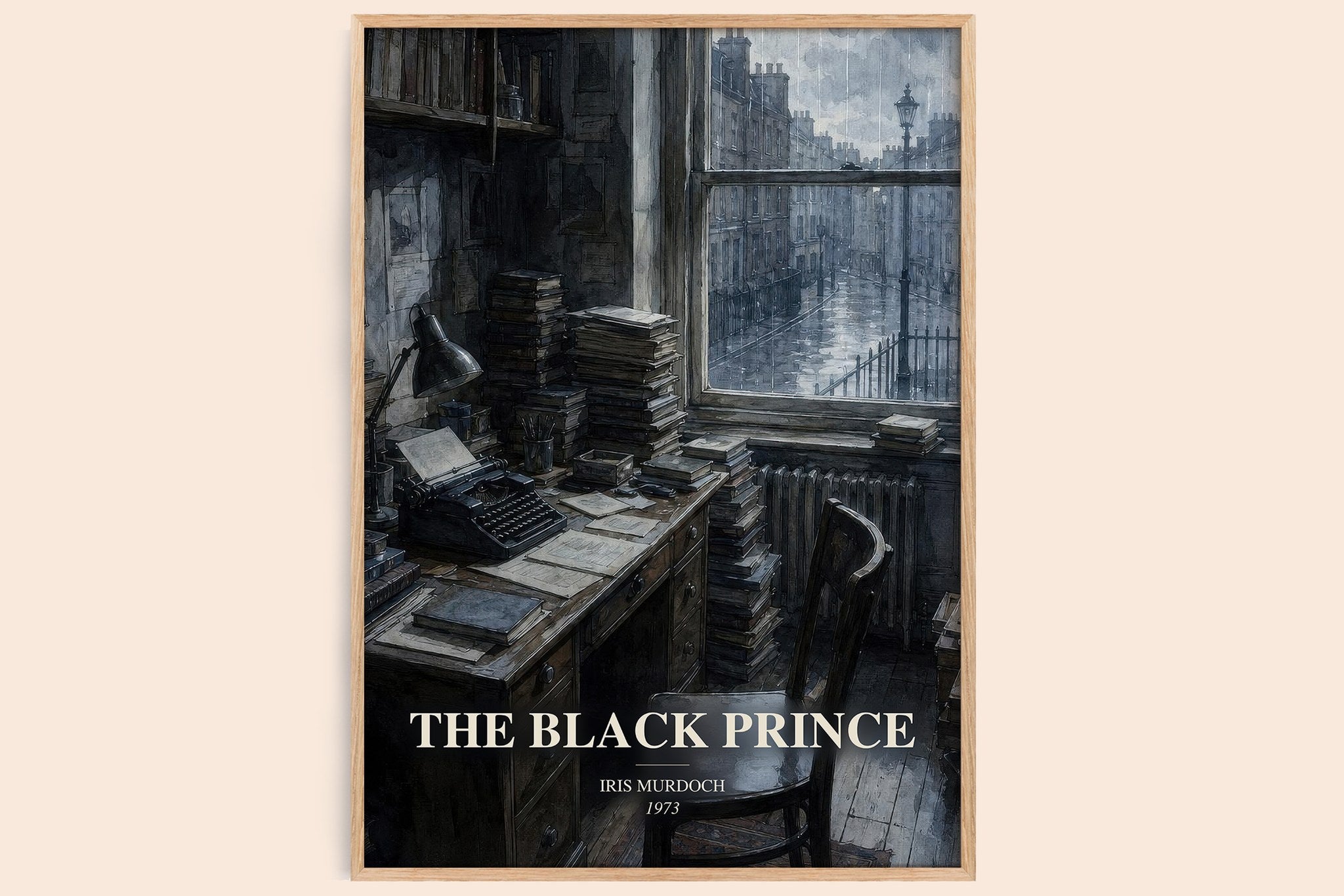 The Black Prince Book Watercolour Illustration by Iris Murdoch