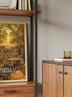 Oedipus at Colonus book watercolour illustration paper finish options – matte satin gloss