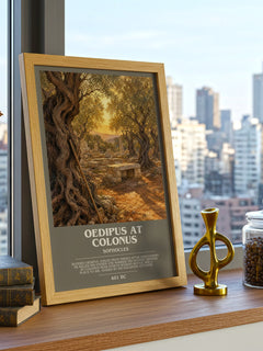 Oedipus at Colonus bookish poster colour and style options – Sophocles book art