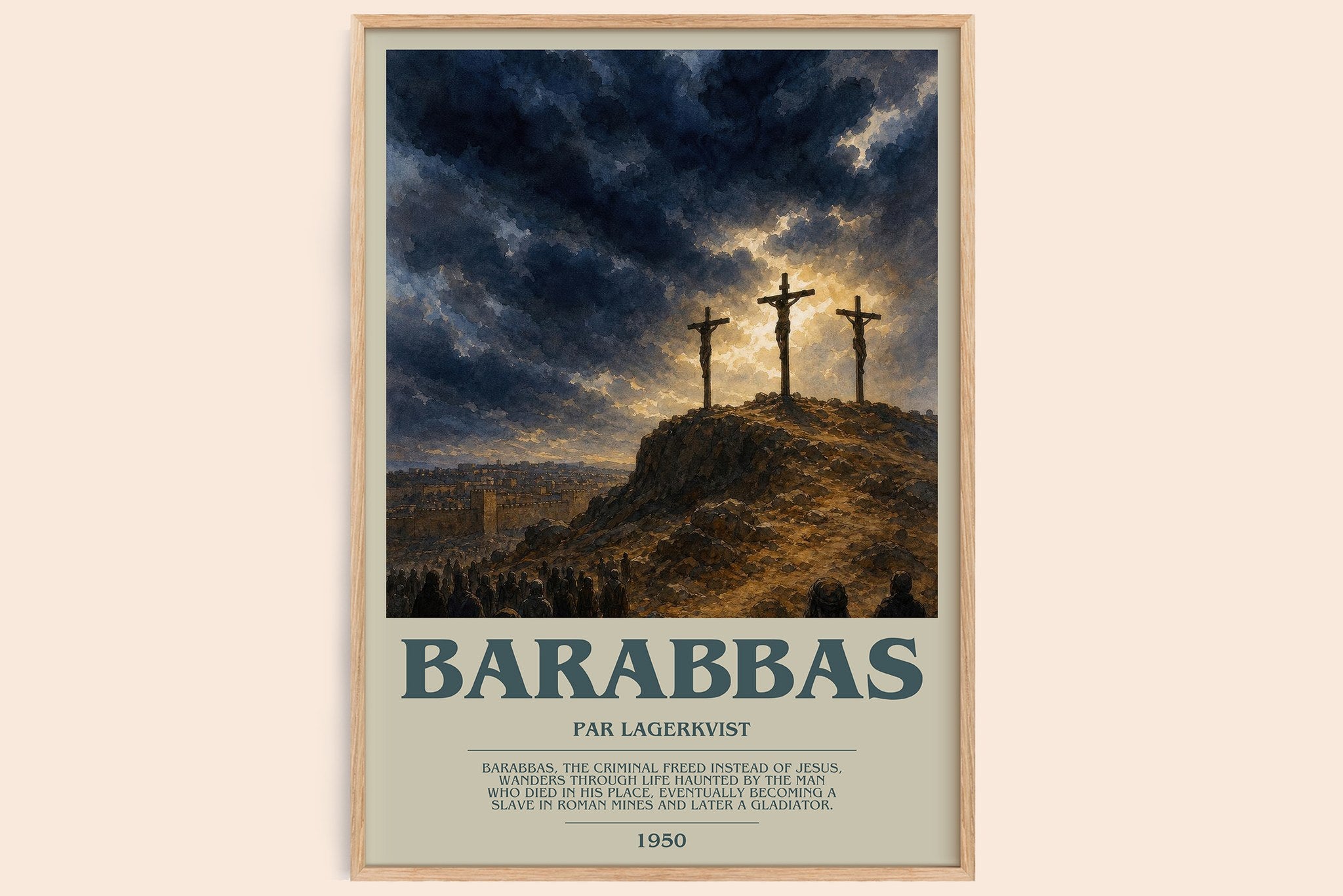 Barabbas Bookish Wall Art by Par Lagerkvist