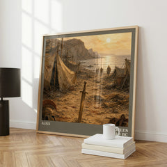 Ajax literary art print colour and style options – Sophocles book art