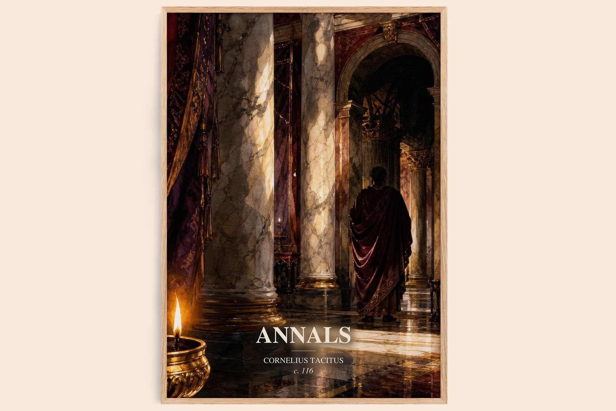 Annals Book Watercolour Illustration by Cornelius Tacitus