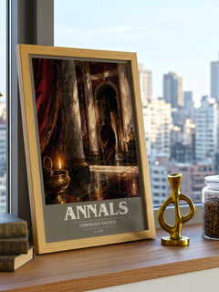Annals book cover poster colour and style options – Cornelius Tacitus book art
