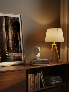 Annals watercolour print on bookshelf – Cornelius Tacitus fan gift