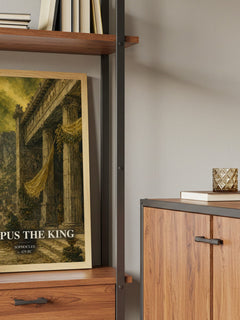 Oedipus the King book watercolour illustration paper finish options – matte satin gloss