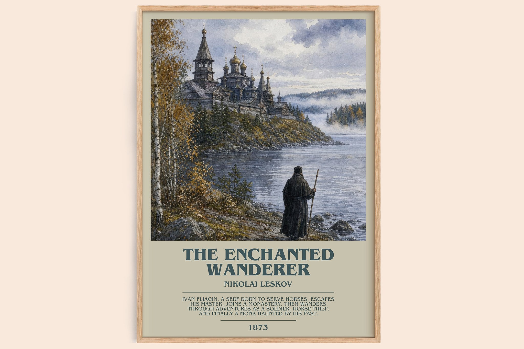 The Enchanted Wanderer Bookish Wall Art by Nikolai Leskov